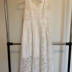 ASTR the label midi lace dress